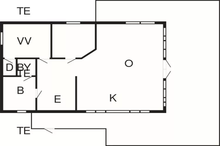 6 persoons vakantie huis in BODAFORS-Plattegrond