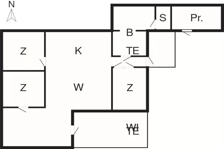 6 persoons vakantie huis in Thisted-By Traum-Plattegrond