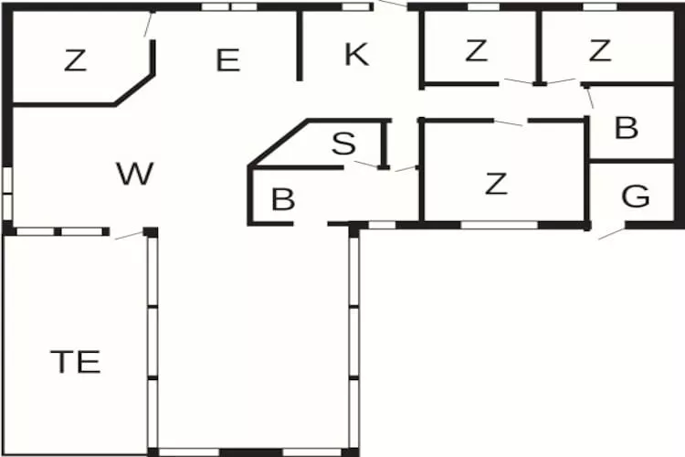 8 persoons vakantie huis in Knebel-By Traum-Plattegrond