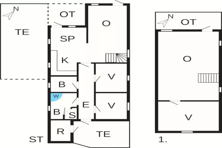 Luxe kust retraite -- By Traum Ferienwohnungen-Plattegrond