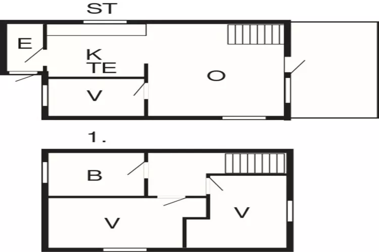 Zeezicht bij Rim -- By Traum Ferienwohnungen-Plattegrond