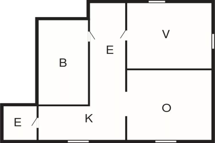 74682 LEILIGHET 2-Plattegrond