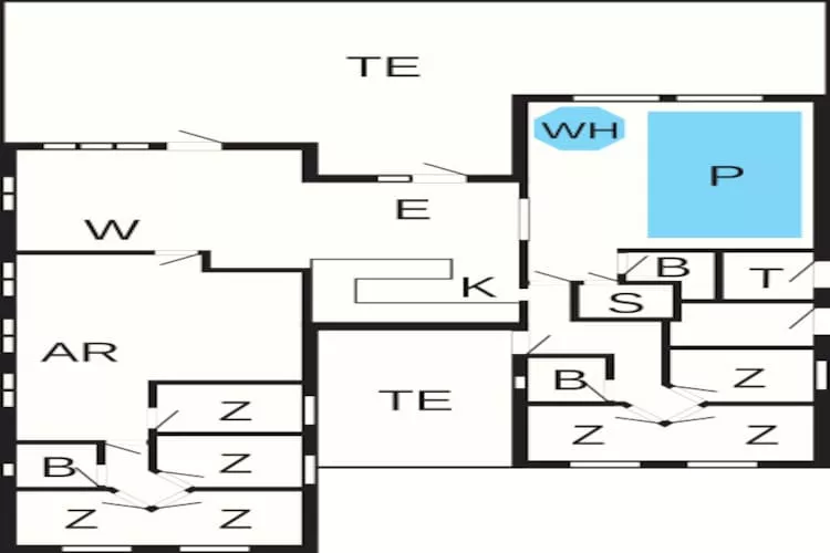 Luxe zwembad retraite bij zee -- By Traum Ferienwohnungen-Plattegrond