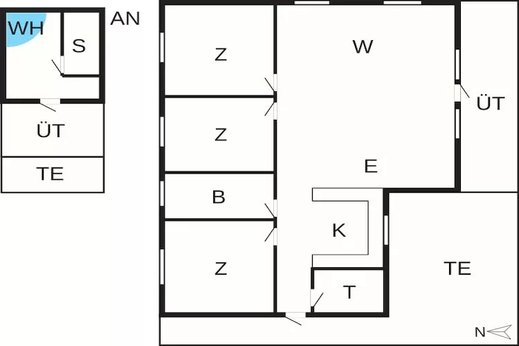 7 persoons vakantie huis in Lemvig-By Traum-Plattegrond