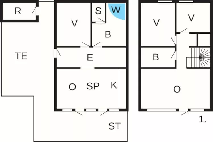 Exclusieve golfuitzicht retraite-Plattegrond