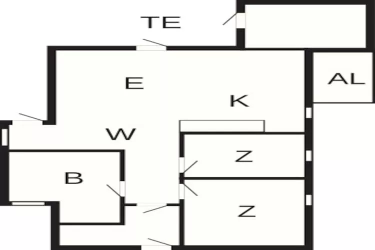 Afgelegen strand toevluchtsoord -- By Traum Ferienwohnungen-Plattegrond