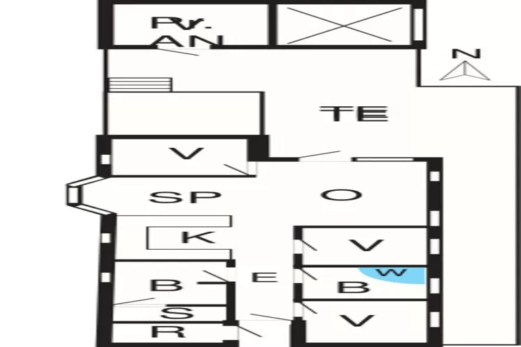 6 persoons vakantie huis in Løkken-By Traum-Plattegrond