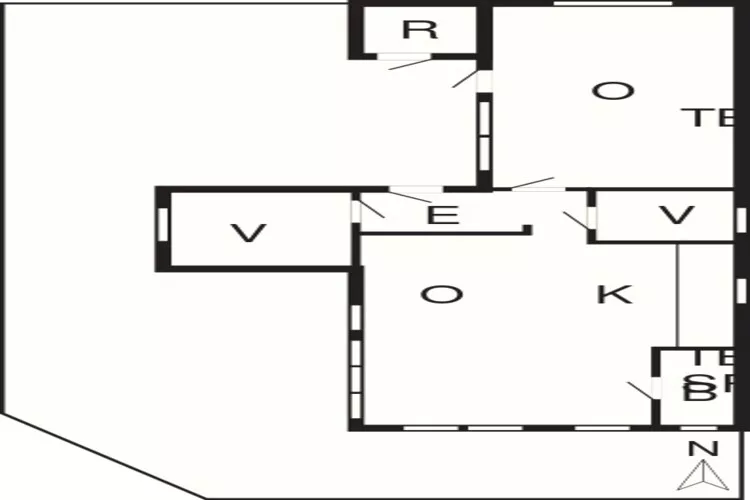 6 persoons vakantie huis in Jerup-By Traum-Plattegrond