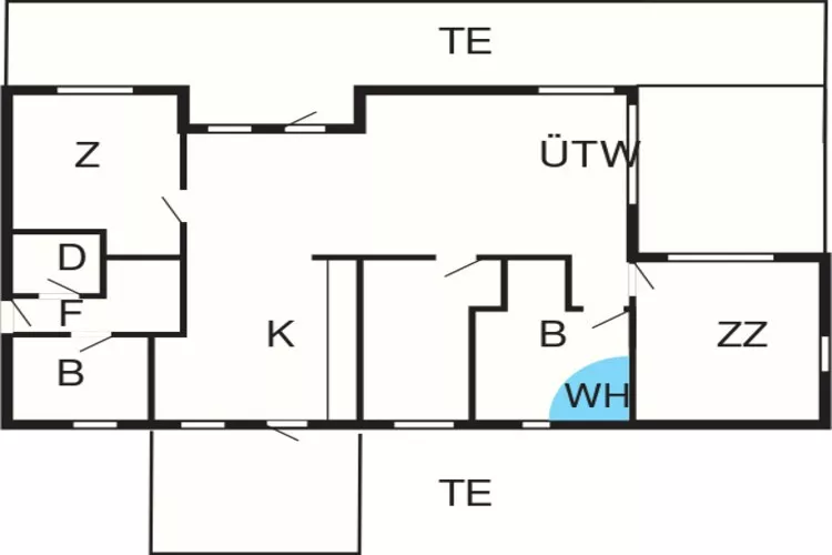 8 persoons vakantie huis in Læsø-By Traum-Plattegrond