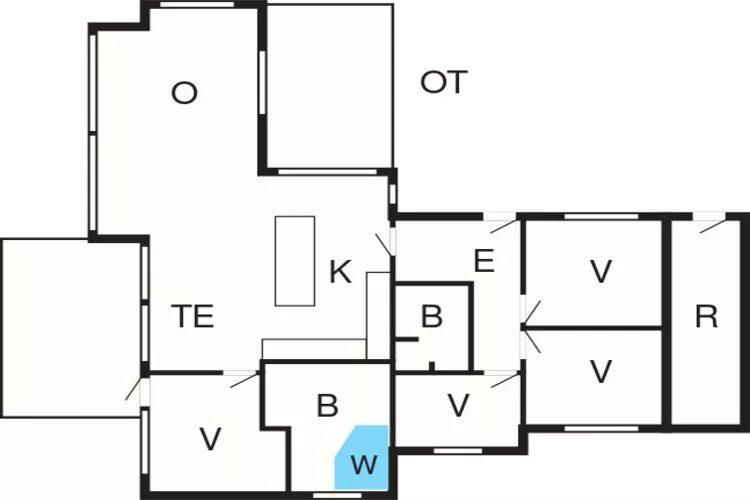 Luxe kust retraite -- By Traum Ferienwohnungen-Plattegrond