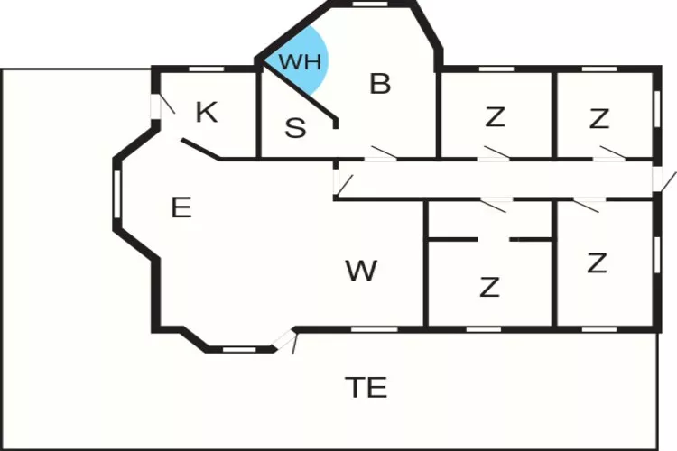 8 persoons vakantie huis in Humble-By Traum-Plattegrond