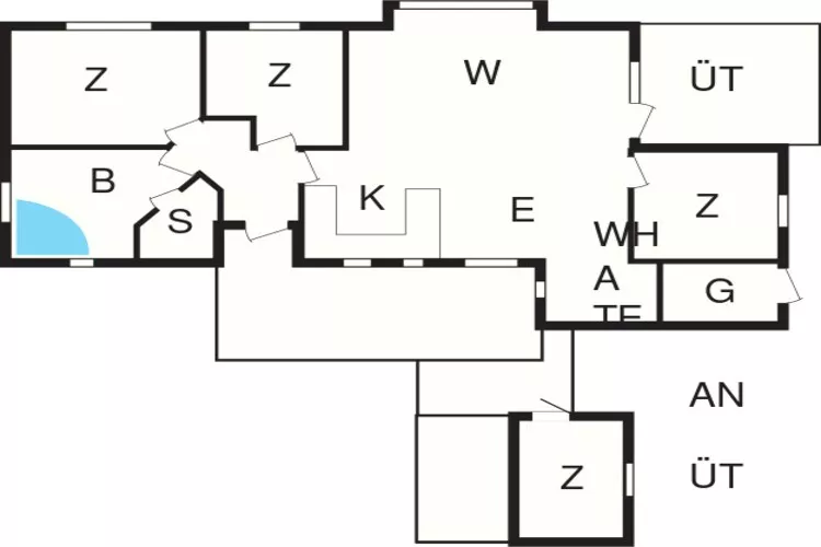 Licht strandhuis met sauna -- By Traum Ferienwohnungen-Plattegrond