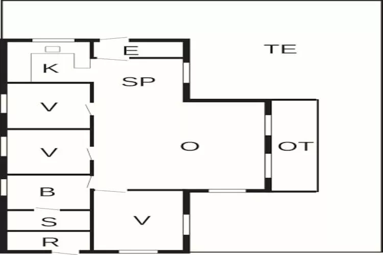 Modern huis bij duinen -- By Traum Ferienwohnungen-Plattegrond