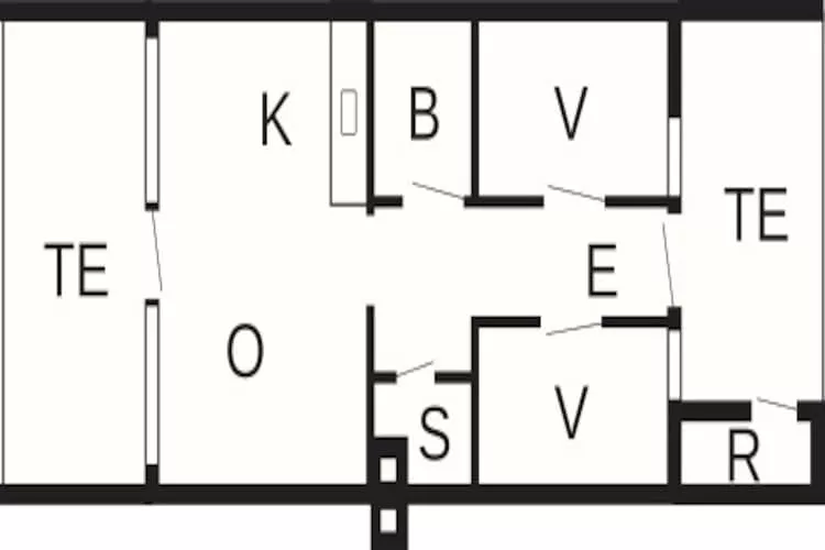MOTEL UDSIGTEN-Plattegrond