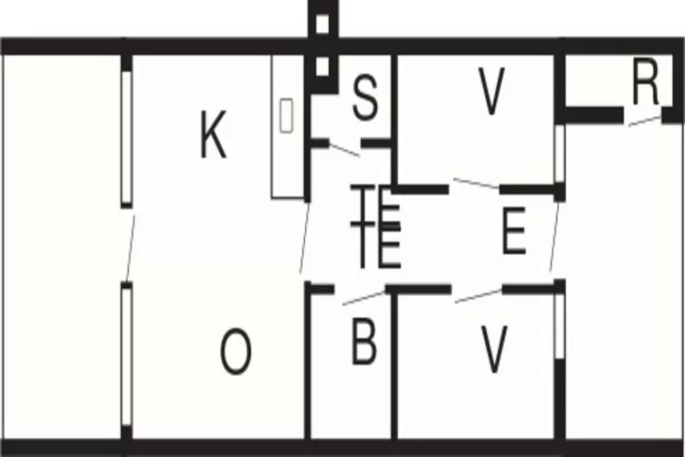 MOTEL UDSIGTEN-Plattegrond