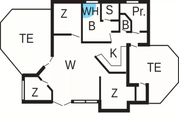 Luxe Spa-Retraite in Bork -- By Traum Ferienwohnungen-Plattegrond