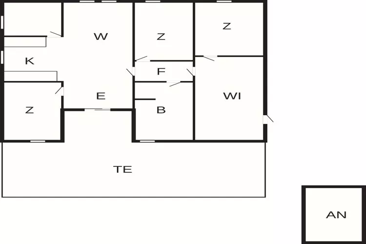 6 persoons vakantie huis in Tarm-By Traum-Plattegrond