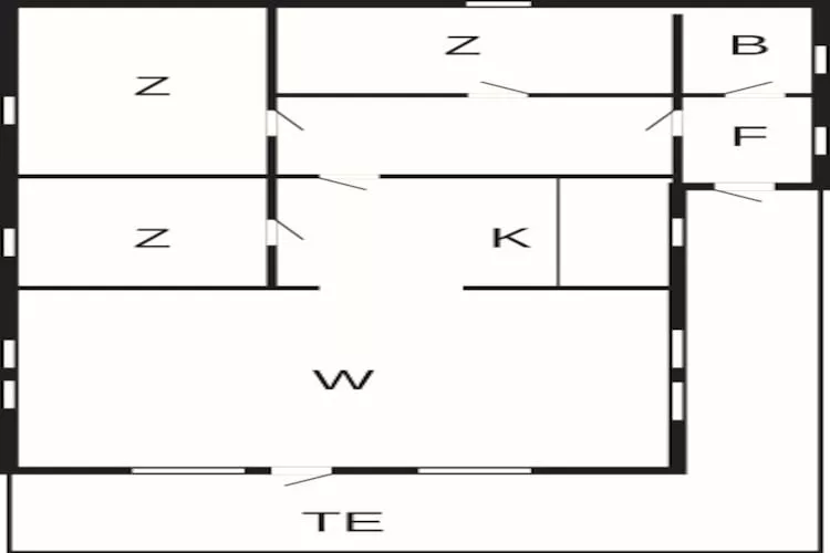 Afgelegen blokhut nabij Graerup -- By Traum Ferienwohnungen-Plattegrond