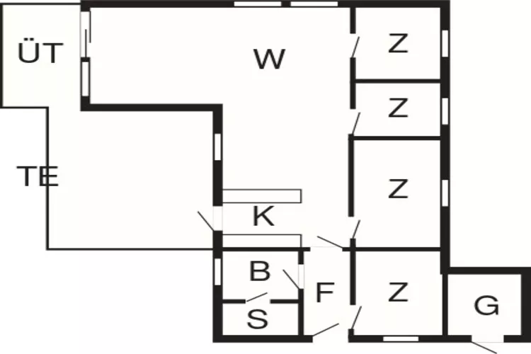 Gezellig gerenoveerd huisje -- By Traum Ferienwohnungen-Plattegrond