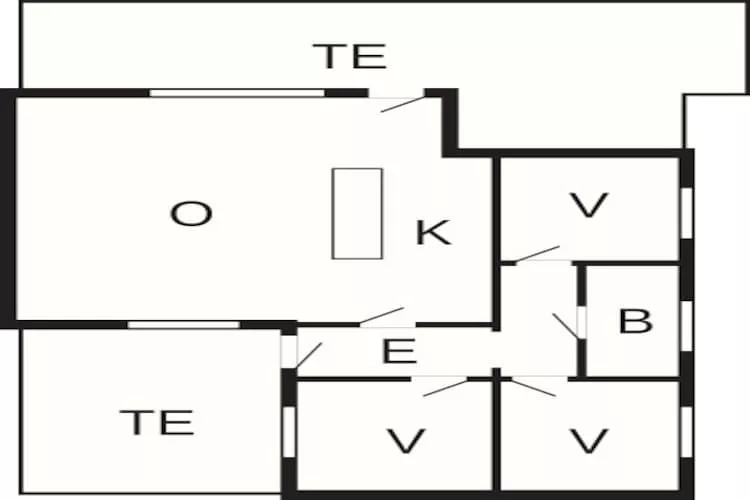 6 persoons vakantie huis in Glesborg-By Traum-Plattegrond