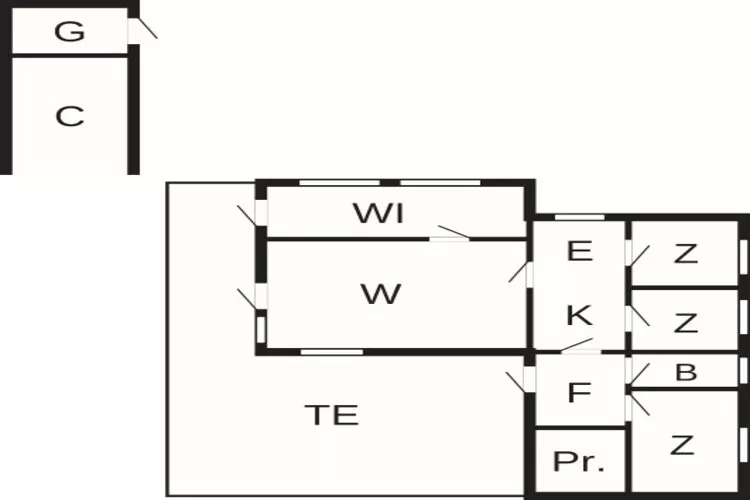 6 persoons vakantie huis in Løkken-By Traum-Plattegrond