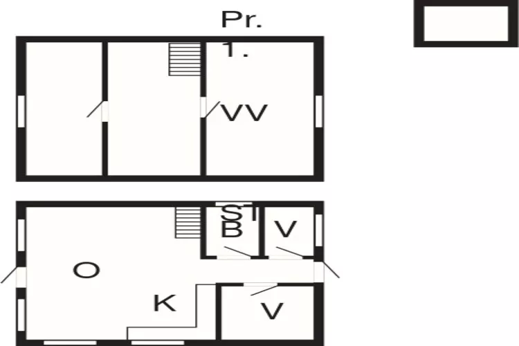 Ruim toevluchtsoord in Stauning -- By Traum Ferienwohnungen-Plattegrond