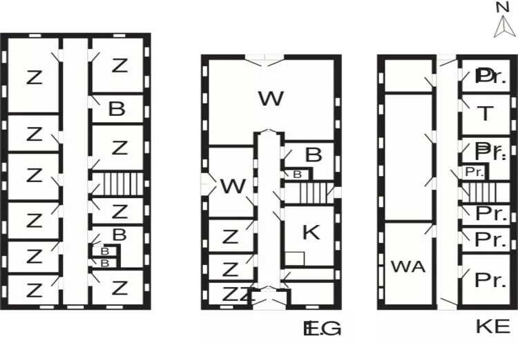 Rustiek toevluchtsoord in Gettrup -- By Traum Ferienwohnungen-Plattegrond