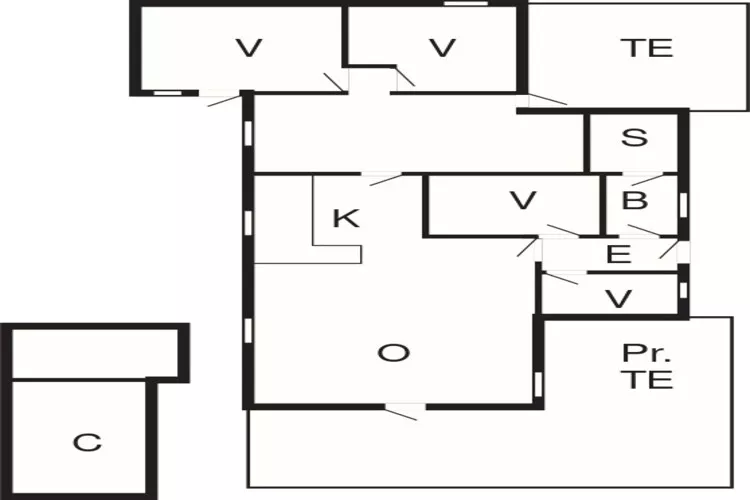 8 persoons vakantie huis in Hurup Thy-By Traum-Plattegrond