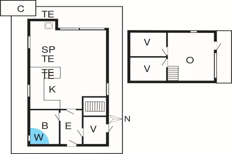 6 persoons vakantie huis in Knebel-By Traum-Plattegrond