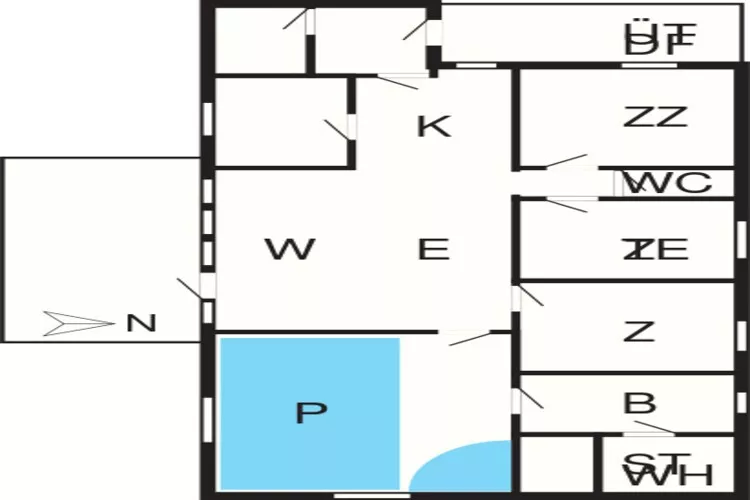 Gezinsplezier met binnenzwembad -- By Traum Ferienwohnungen-Plattegrond