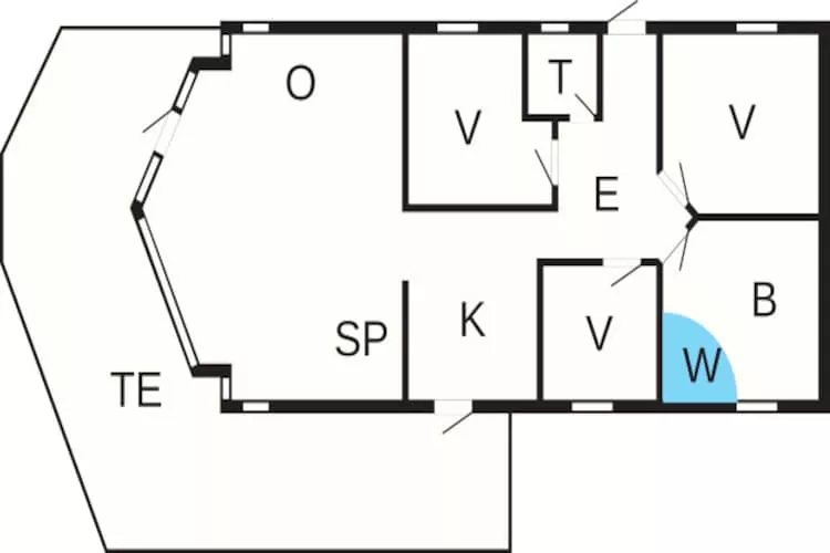 8 persoons vakantie huis in Hadsund-Plattegrond