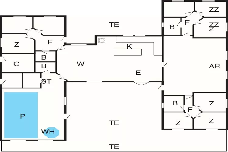 Luxe wellness retraite -- By Traum Ferienwohnungen-Plattegrond