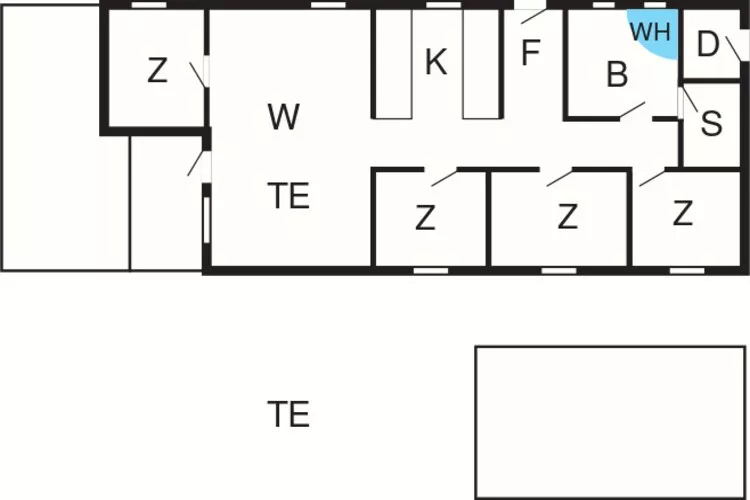 8 persoons vakantie huis in Tarm-By Traum-Plattegrond