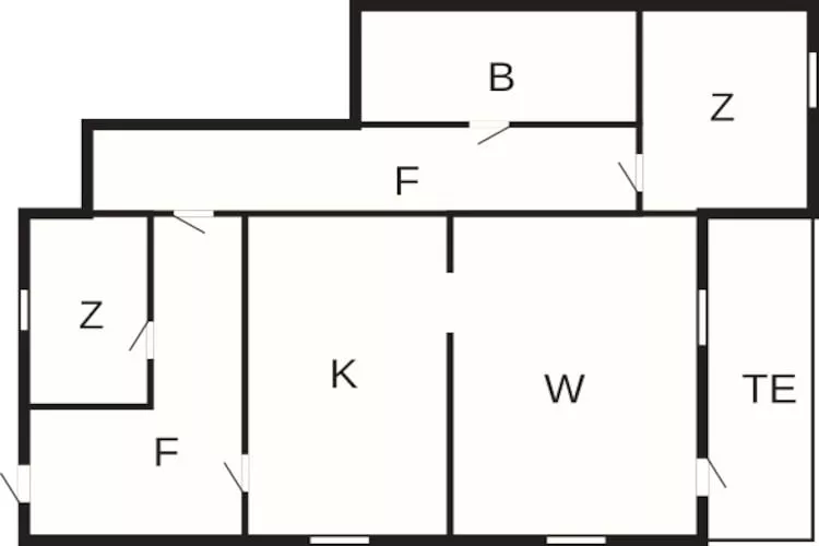 5 persoons vakantie huis in Digermulen-Plattegrond