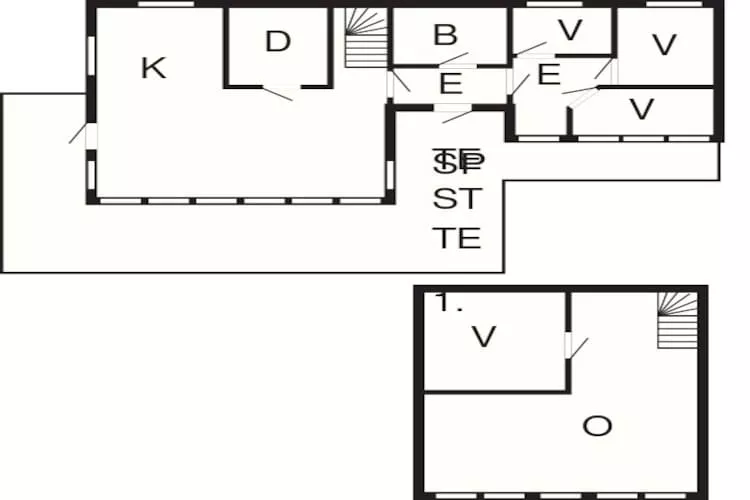 6 persoons vakantie huis in Kvalsund-Plattegrond