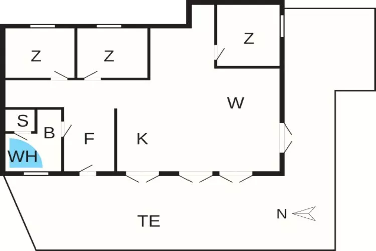 6 persoons vakantie huis in Strandby-By Traum-Plattegrond