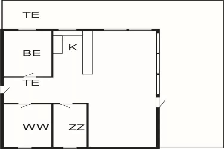 4 persoons vakantie huis in Snedsted-By Traum-Plattegrond