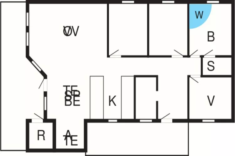 6 persoons vakantie huis in Brovst-By Traum-Plattegrond