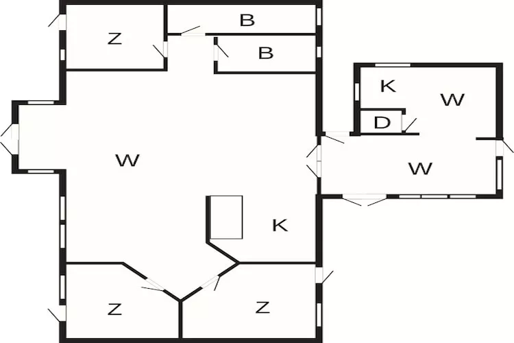 10 persoons vakantie huis in Fur-By Traum-Plattegrond