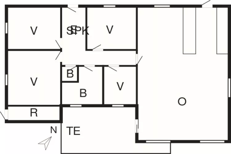 8 persoons vakantie huis in Rørvig-By Traum-Plattegrond
