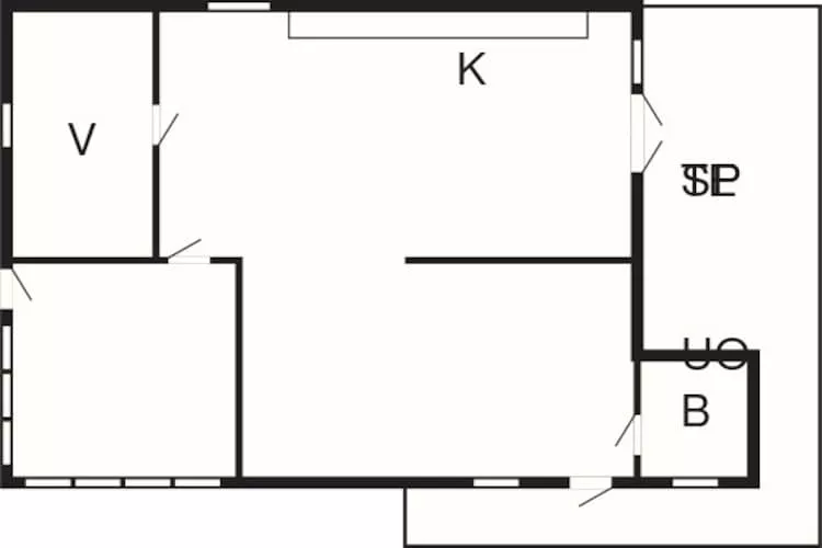4 persoons vakantie huis in SÖLVESBORG-Plattegrond