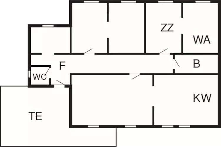 4 persoons vakantie huis in Austrheim-Plattegrond