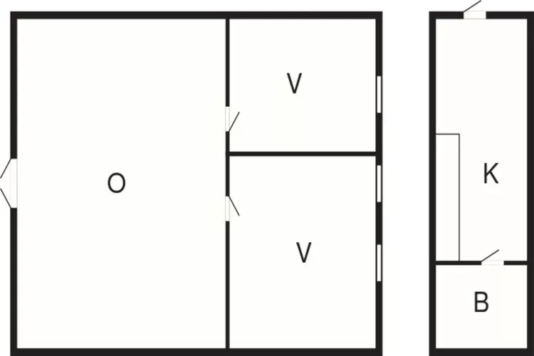 5 persoons vakantie huis in Fjällbacka-Plattegrond