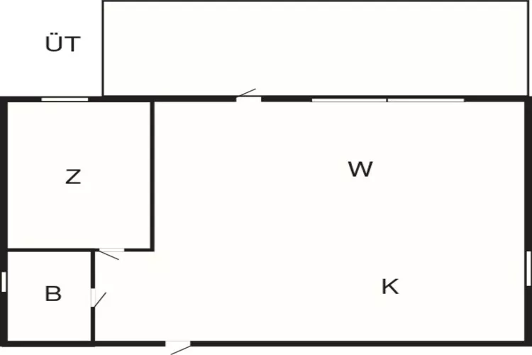 4 persoons vakantie huis in Gränna-Plattegrond