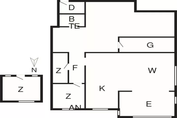 8 persoons vakantie huis in Vig-By Traum-Plattegrond