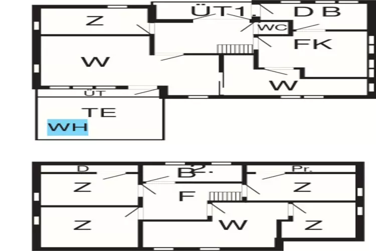 SANDALSHAUG-Plattegrond