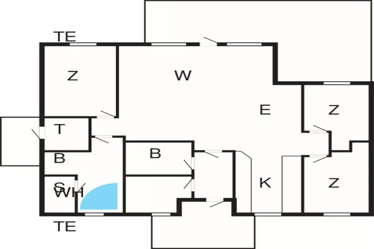 LØJT FERIECENTER-Plattegrond