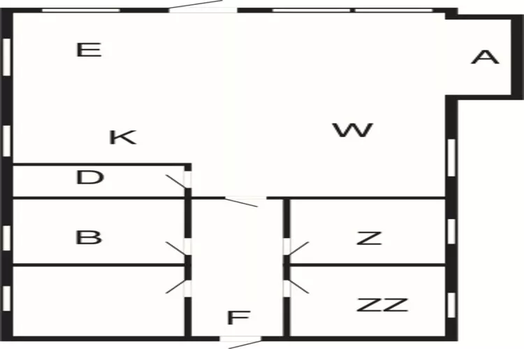 6 persoons vakantie huis in Oksbøl-Plattegrond