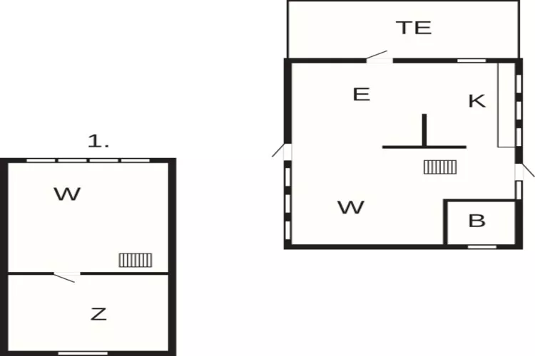 Sfeervol gerenoveerd huisje -- By Traum Ferienwohnungen-Plattegrond