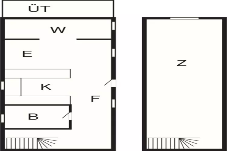 2 persoons vakantie huis in Gilleleje-By Traum-Plattegrond